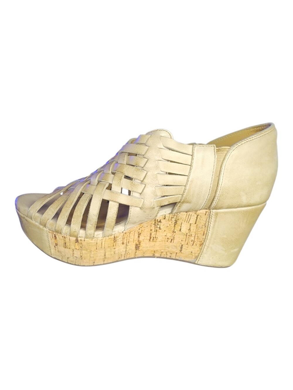 Chocolat Blu Web Strappy Platform Wedge Sandals, Womens 6 - Picture 6 of 10